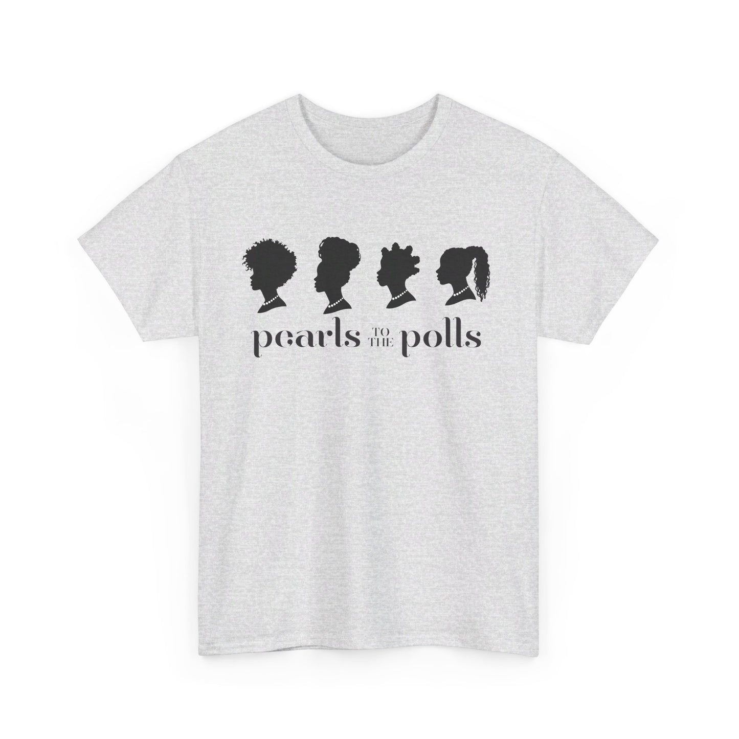 Pearls to the Polls: Represent - (no candidate) Unisex Heavy Cotton Tee