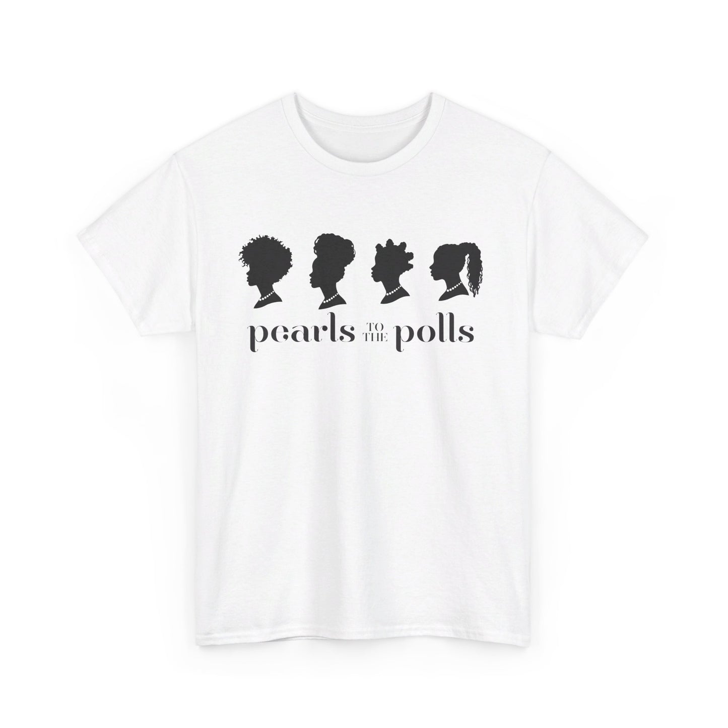 Pearls to the Polls: Represent - (no candidate) Unisex Heavy Cotton Tee