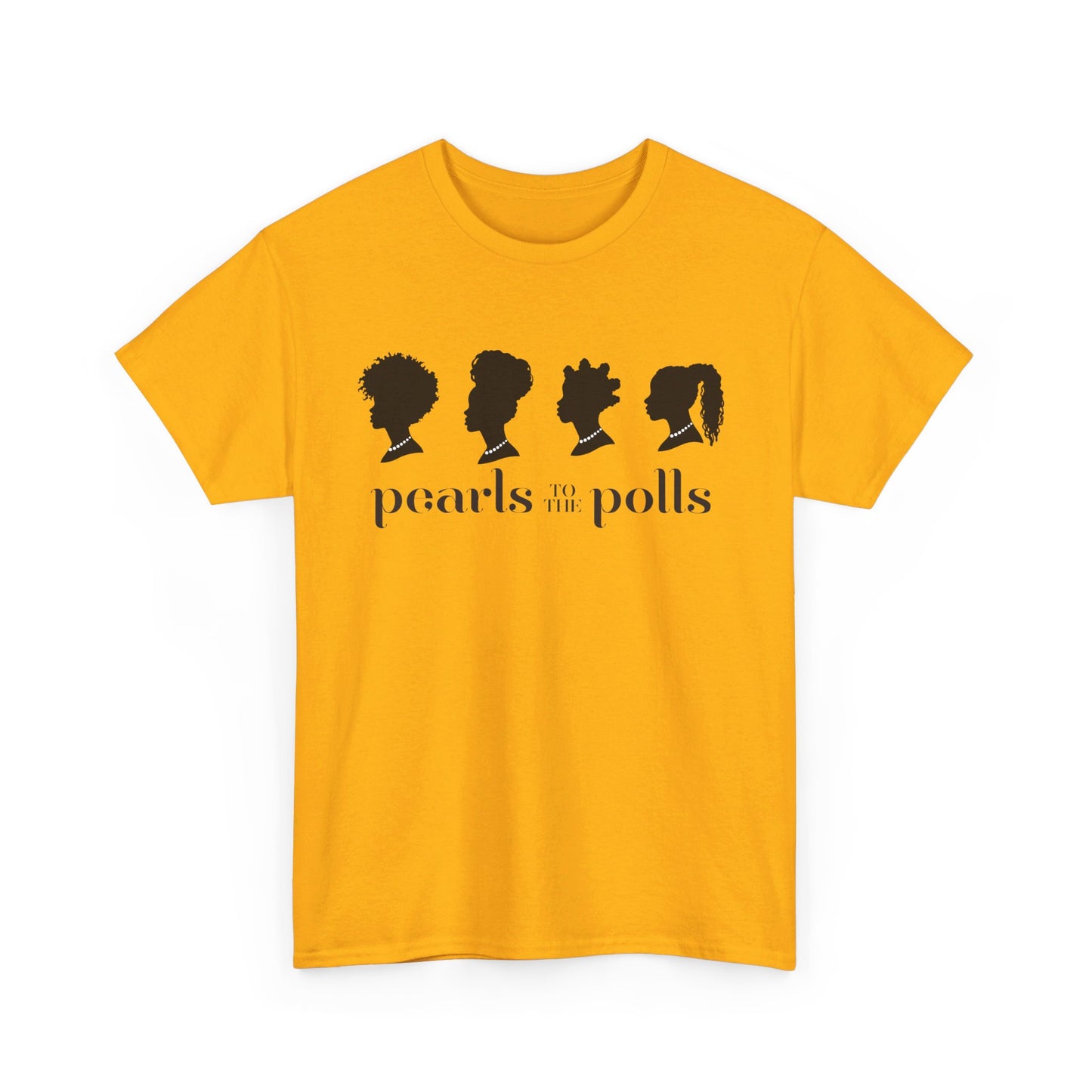 Pearls to the Polls: Represent - (no candidate) Unisex Heavy Cotton Tee
