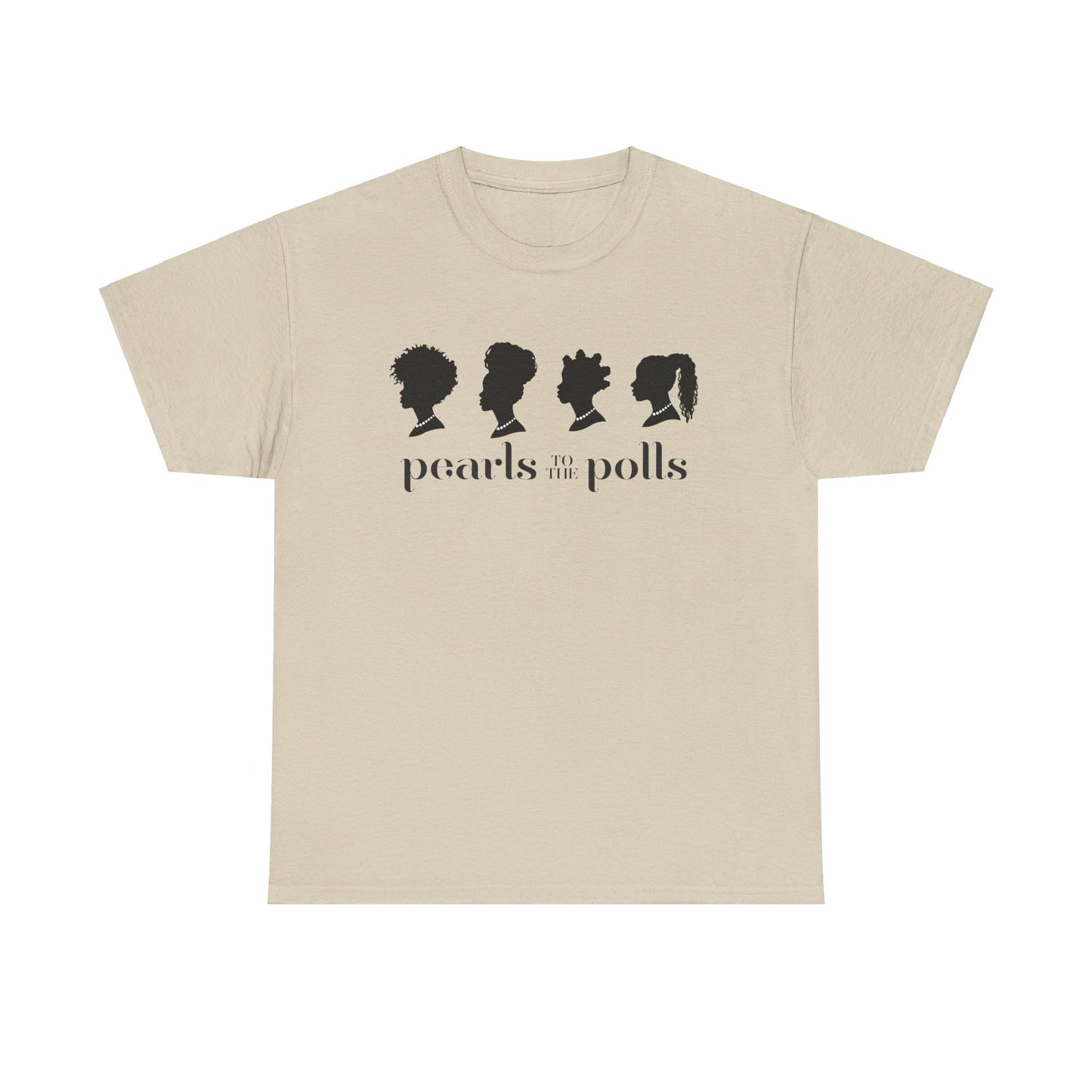 Pearls to the Polls: Represent - (no candidate) Unisex Heavy Cotton Tee