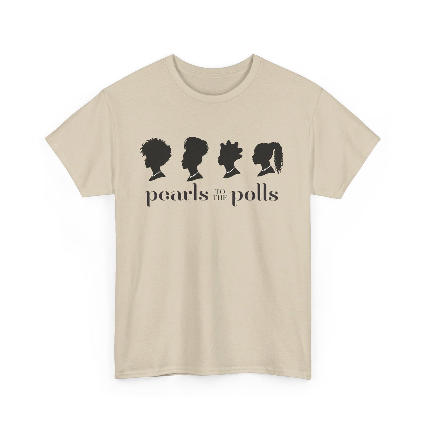 Pearls to the Polls: Represent - (no candidate) Unisex Heavy Cotton Tee
