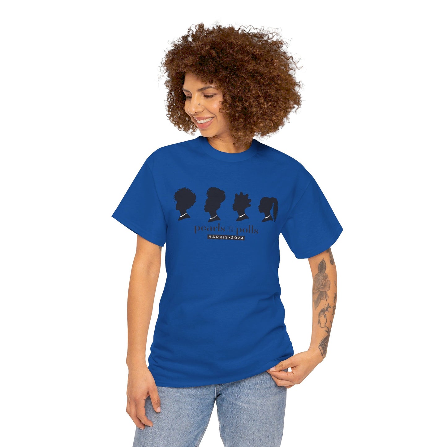 Pearls to the Polls: Represent - Unisex Heavy Cotton Tee